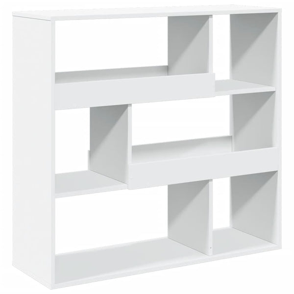 Weißes Bücherregal / Raumteiler, 100cm