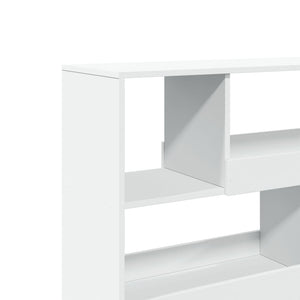 Weißes Bücherregal / Raumteiler, 100cm