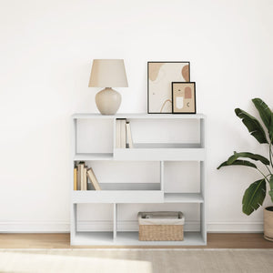 Weißes Bücherregal / Raumteiler, 100cm