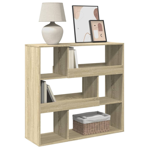 Sonoma Eiche Bücherregal Raumteiler 100 cm