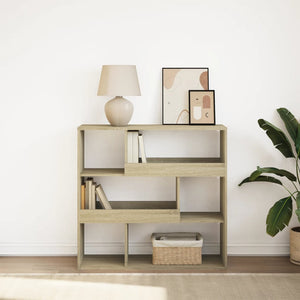 Sonoma Eiche Bücherregal Raumteiler 100 cm