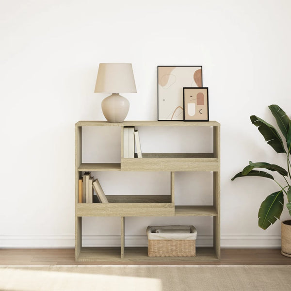 Sonoma Eiche Bücherregal Raumteiler 100 cm