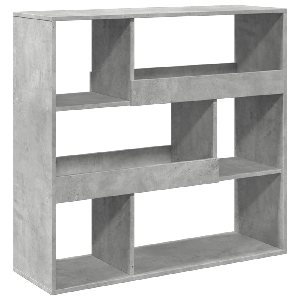 vidaXL Bookshelf/Room Divider Concrete Grey 100x33x94.5 cm