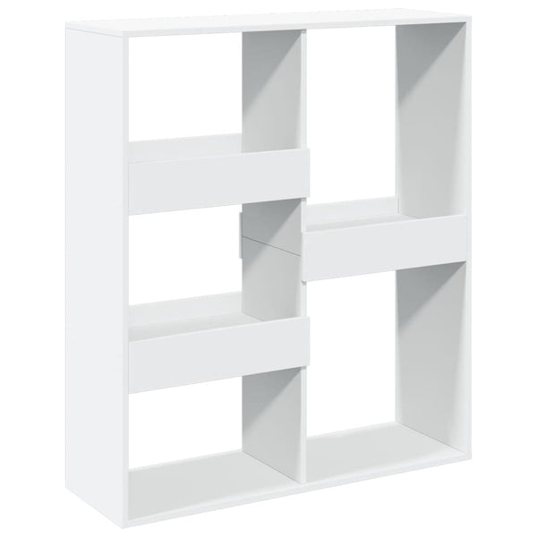 Weißes Bücherregal Raumteiler 100x115 cm