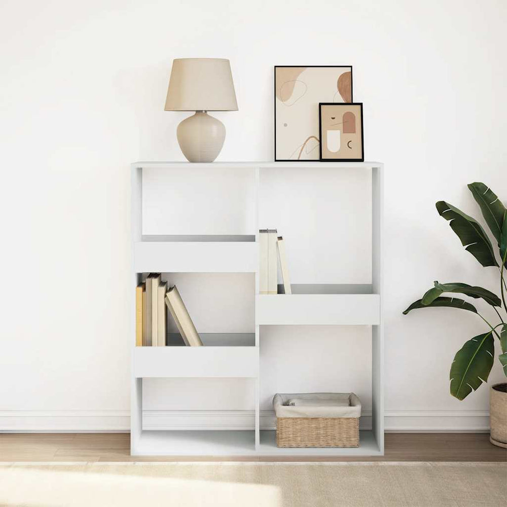 vidaXL Bookcase/Room Divider White 100x33x115 cm