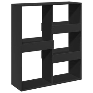Schwarzes Bücherregal / Raumteiler 100x33x115 cm