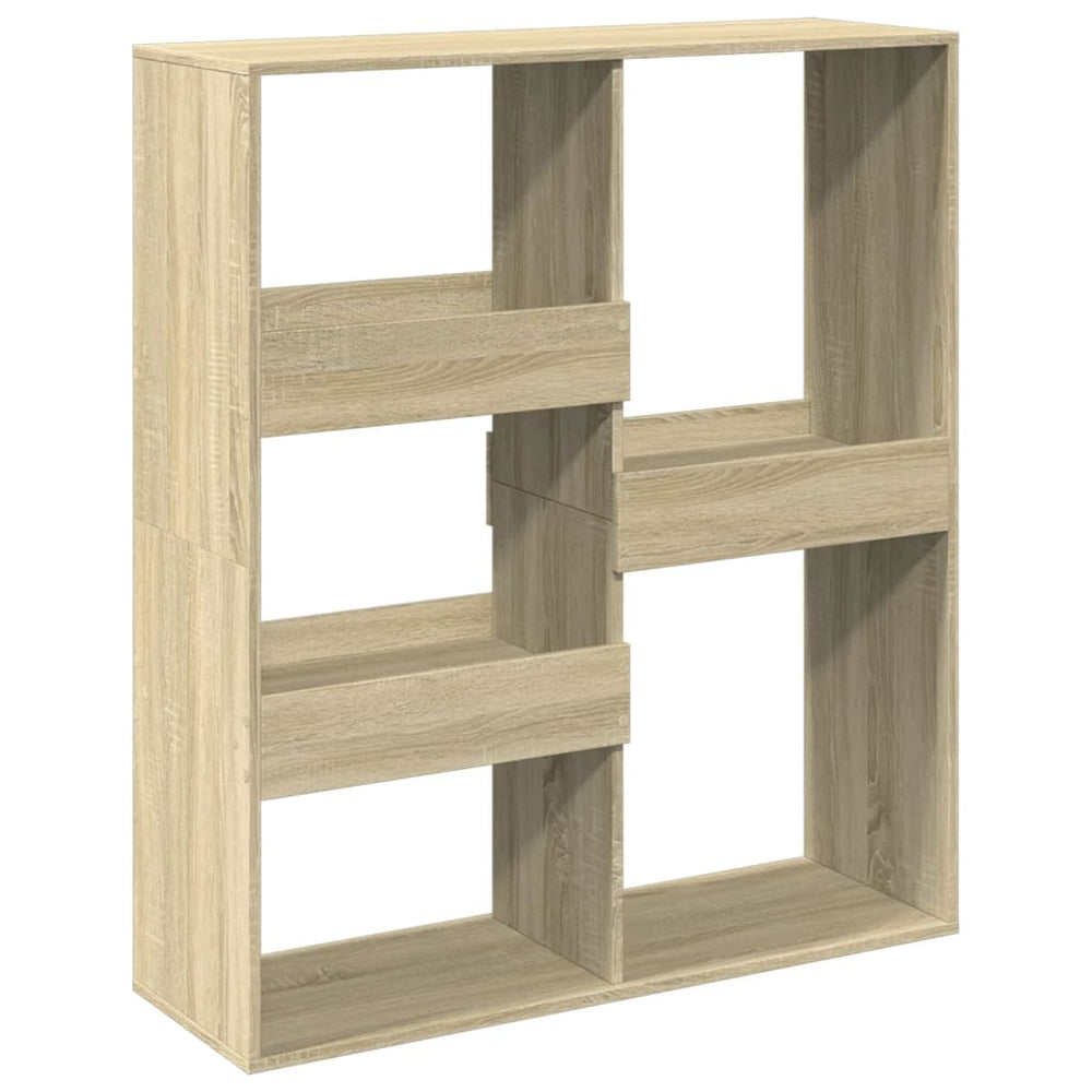 Sonoma Eiche Bücherregal Raumteiler 100x115 cm