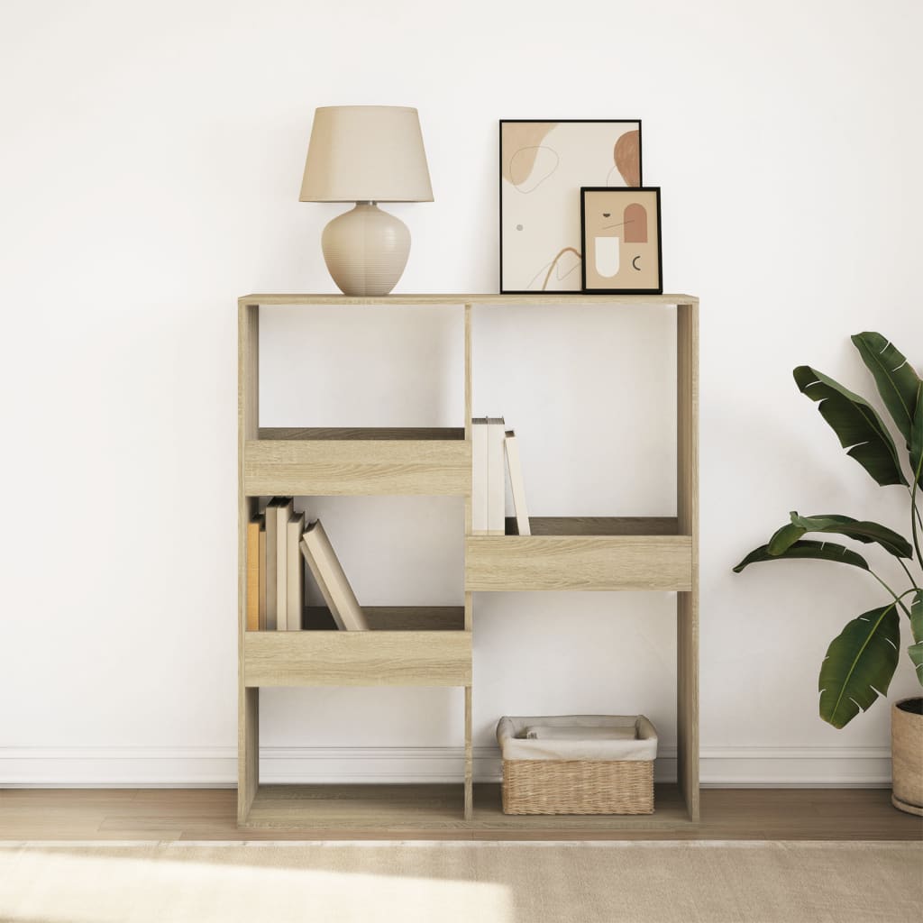 Sonoma Eiche Bücherregal Raumteiler 100x115 cm