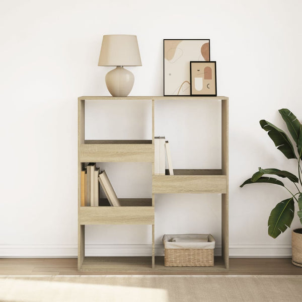 Sonoma Eiche Bücherregal Raumteiler 100x115 cm