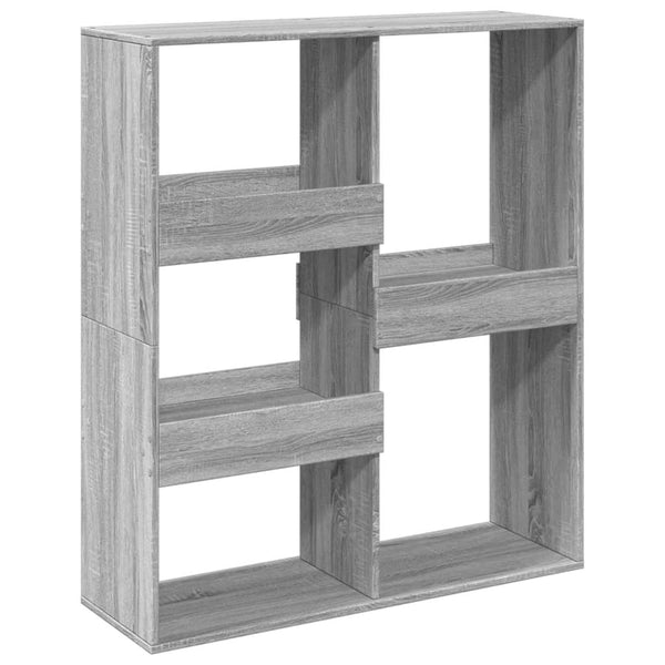 Graues Bücherregal Sonoma 100x33x115 cm