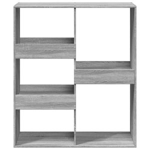 Graues Bücherregal Sonoma 100x33x115 cm