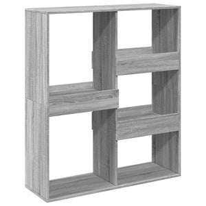 Graues Bücherregal Sonoma 100x33x115 cm