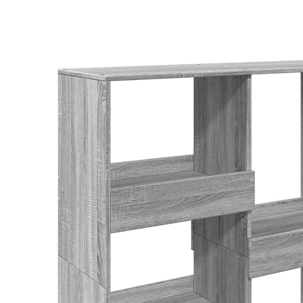 Graues Bücherregal Sonoma 100x33x115 cm