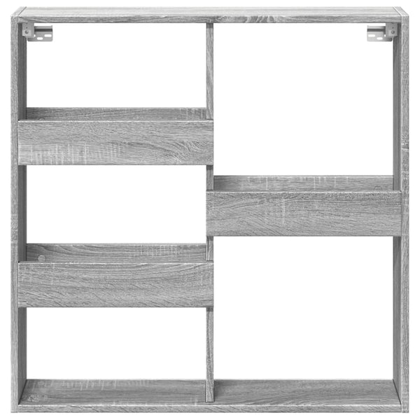 Wandschrank Grau Sonoma 80x80 cm