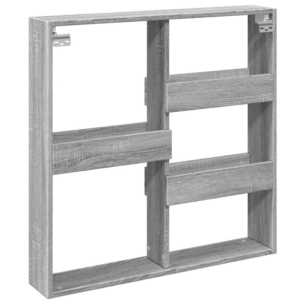 Wandschrank Grau Sonoma 80x80 cm