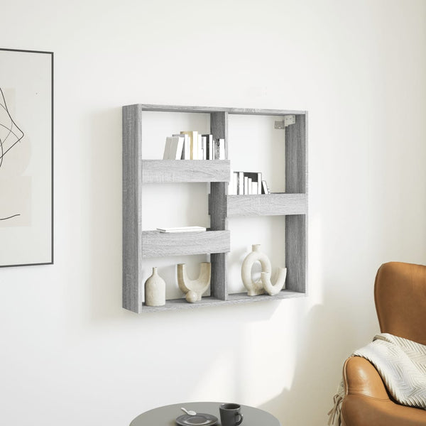 Wandschrank Grau Sonoma 80x80 cm