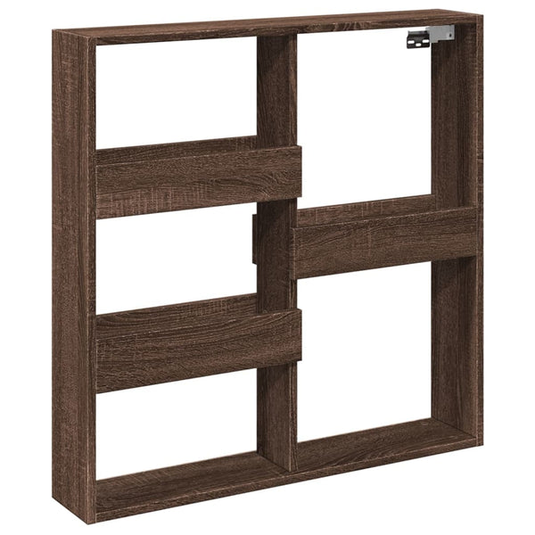Wandschrank Braun Eichenoptik 80x80 cm