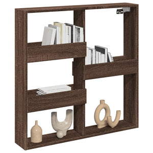 Wandschrank Braun Eichenoptik 80x80 cm