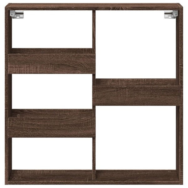 Wandschrank Braun Eichenoptik 80x80 cm