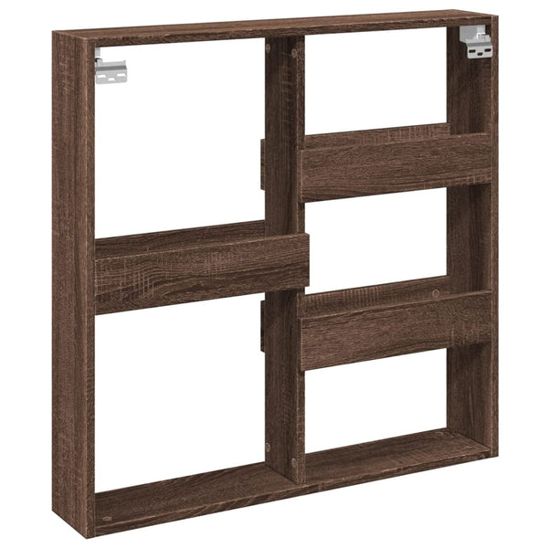 Wandschrank Braun Eichenoptik 80x80 cm
