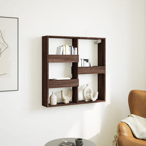 Wandschrank Braun Eichenoptik 80x80 cm