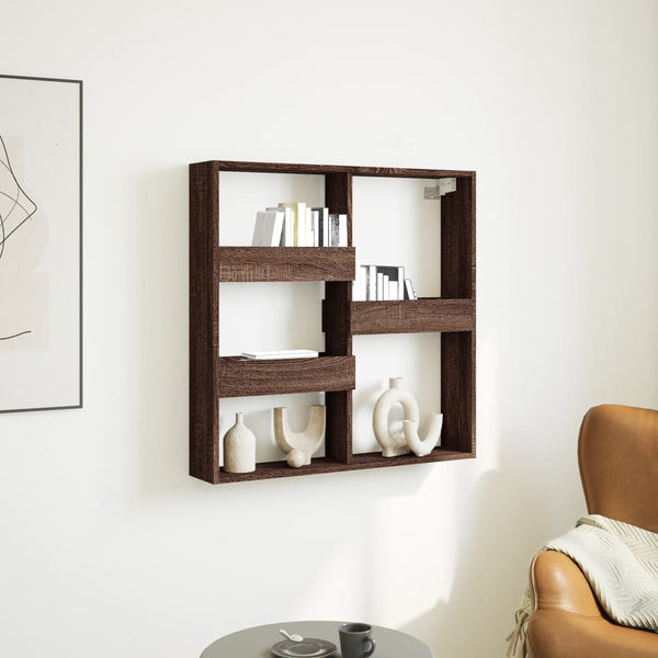 Wandschrank Braun Eichenoptik 80x80 cm