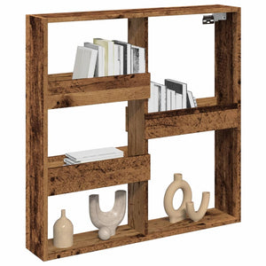 Wandschrank Altholz-Optik 80x80 cm