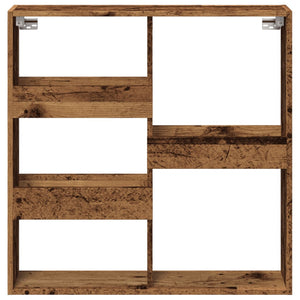 Wandschrank Altholz-Optik 80x80 cm