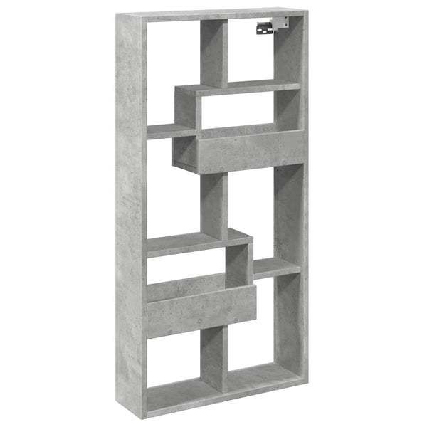 Wandschrank Betongrau 50x15x100 cm