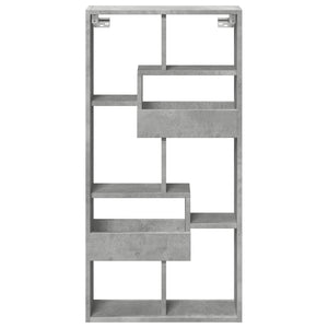 Wandschrank Betongrau 50x15x100 cm