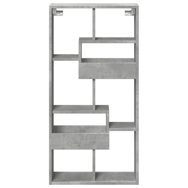 Wandschrank Betongrau 50x15x100 cm