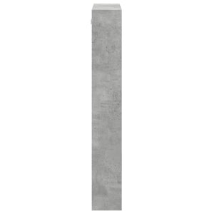 Wandschrank Betongrau 50x15x100 cm