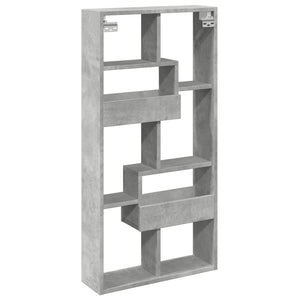 Wandschrank Betongrau 50x15x100 cm
