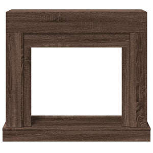 Kaminumrandung Braun Eiche Optik 100 cm