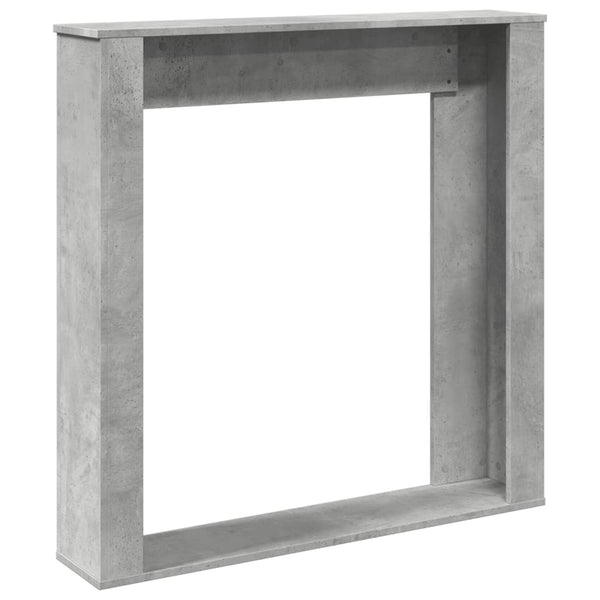 Kaminumrandung Betongrau 100x100 cm