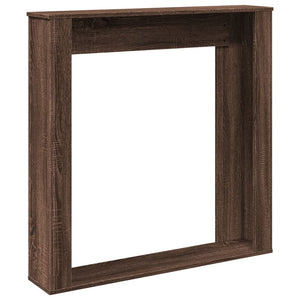 Kaminumrandung Braun Eichen-Optik 100 cm
