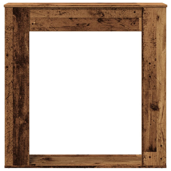 Kaminumrandung Altholz-Optik 100 cm