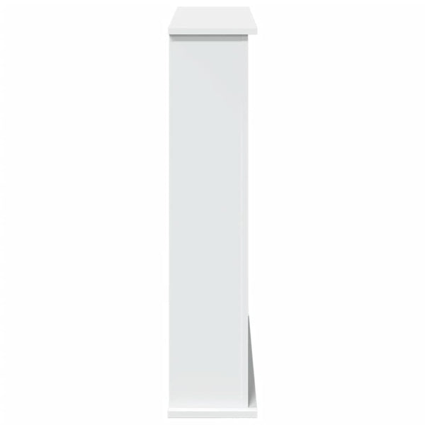 Weiße Kaminumrandung 75 cm