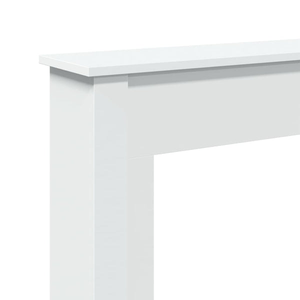 Weiße Kaminumrandung 75 cm