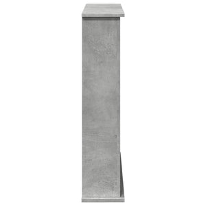 Betongraue Kaminumrandung für LED-Kamine