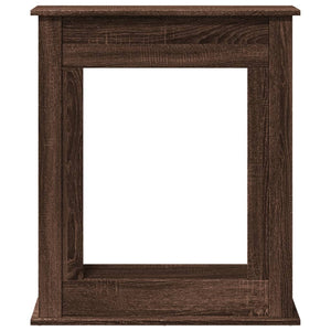 Kaminumrandung Braun Eichen-Optik 75 cm