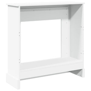 Kaminumrandung Weiß 90x90 cm