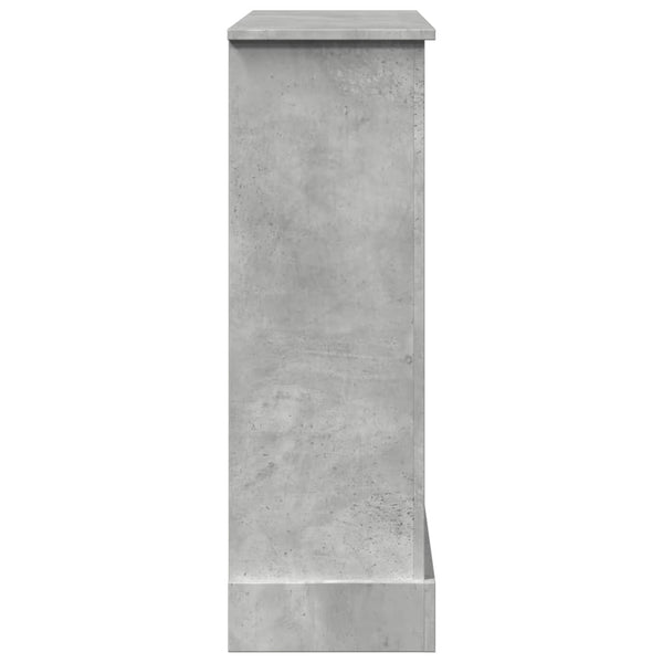 Kaminumrandung Betongrau 90x90 cm