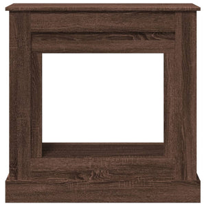 Kaminumrandung Braun Eichen-Optik 90x90 cm