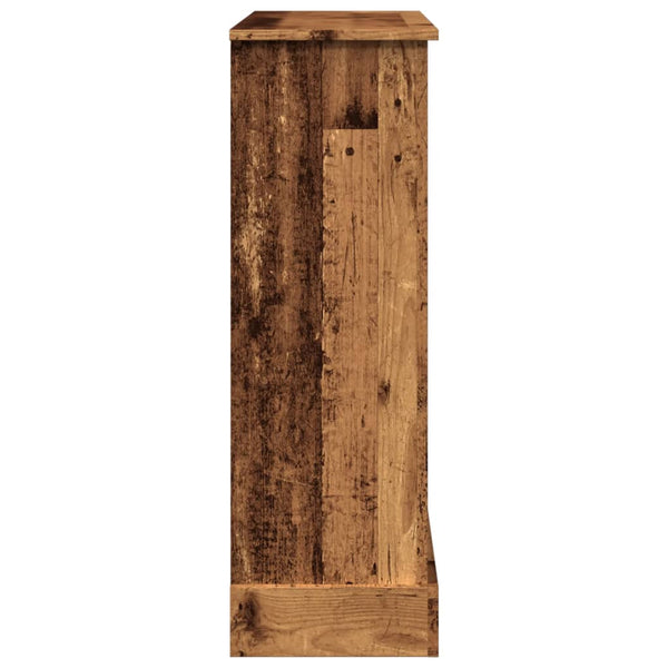 Kaminumrandung Altholz-Optik 90cm