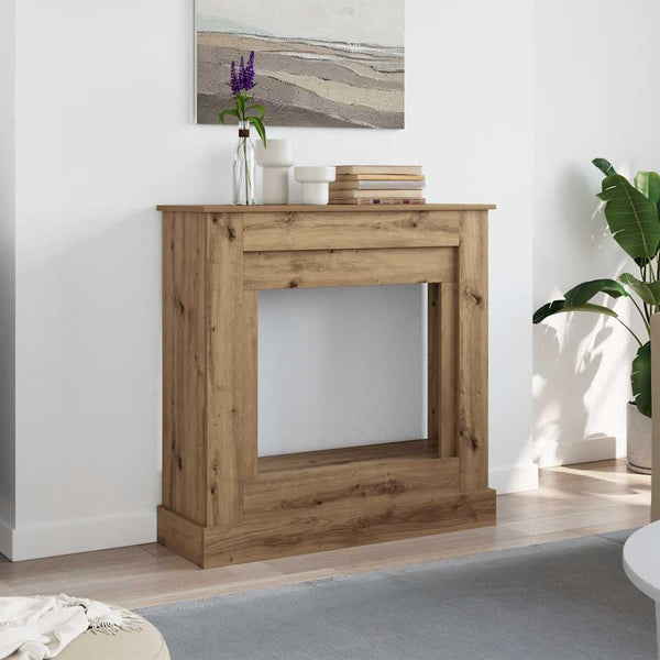 Kaminumrandung Artisan Eiche 90x90 cm