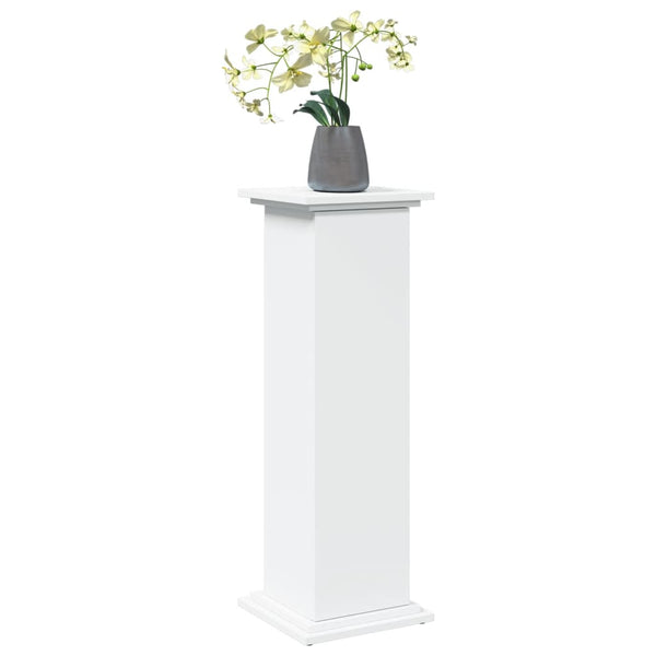 Blumenständer mit Stauraum, Weiß
