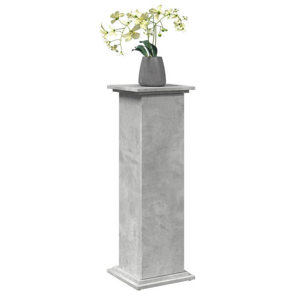 Blumenständer Betongrau mit Stauraum