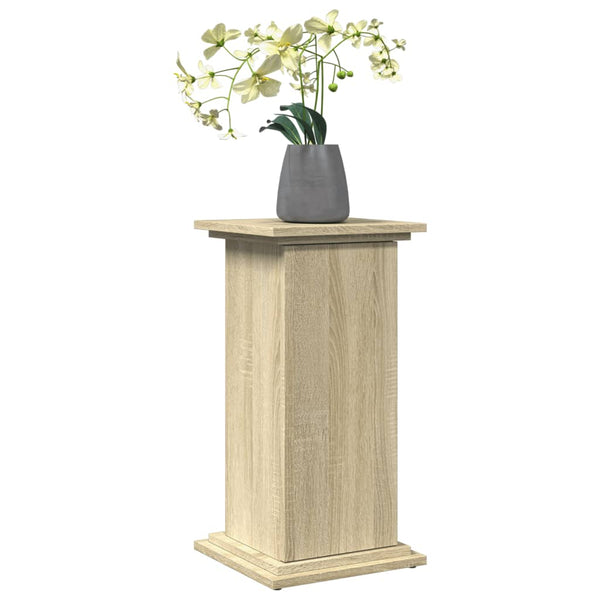 Blumenständer Sonoma-Eiche mit Stauraum