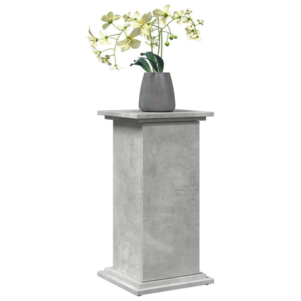 Blumenständer Betongrau mit Stauraum